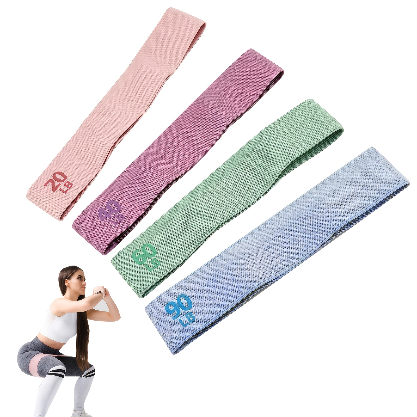 Yoga And Fitness Studio - Fitness Resistance Bands with Weights, Suitable