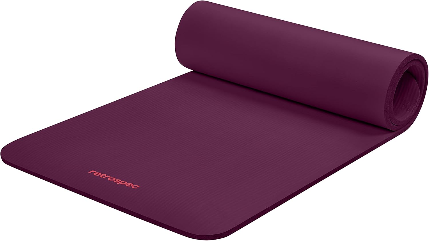 Yoga Fitness Images - Yoga Mat Thick 1/2in Non-Slip Workout