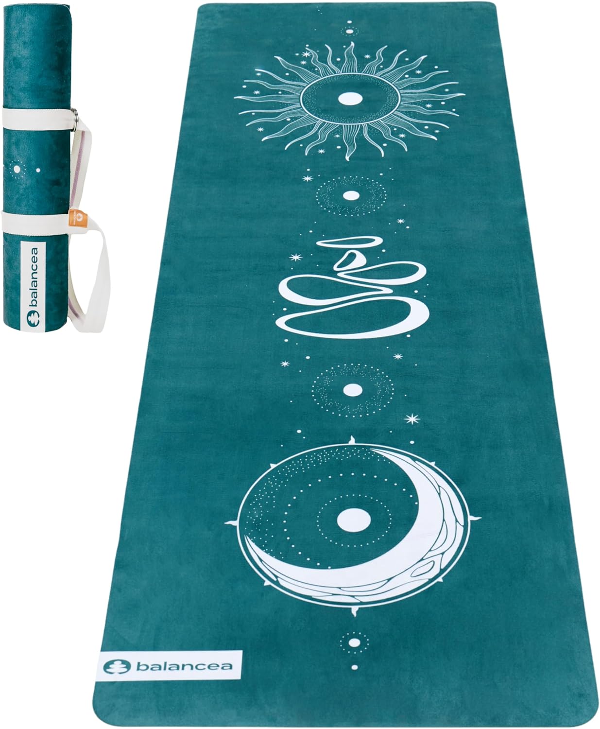 Yoga Fitness Images - Non Slip Yoga Mat with Strap