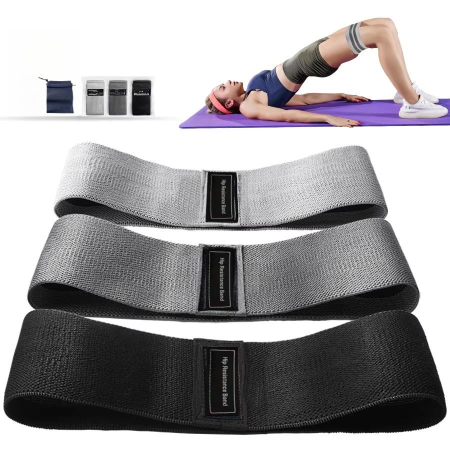 Yoga Fitness Resistance Band - Basic Fabric Resistance Hip Booty Bands