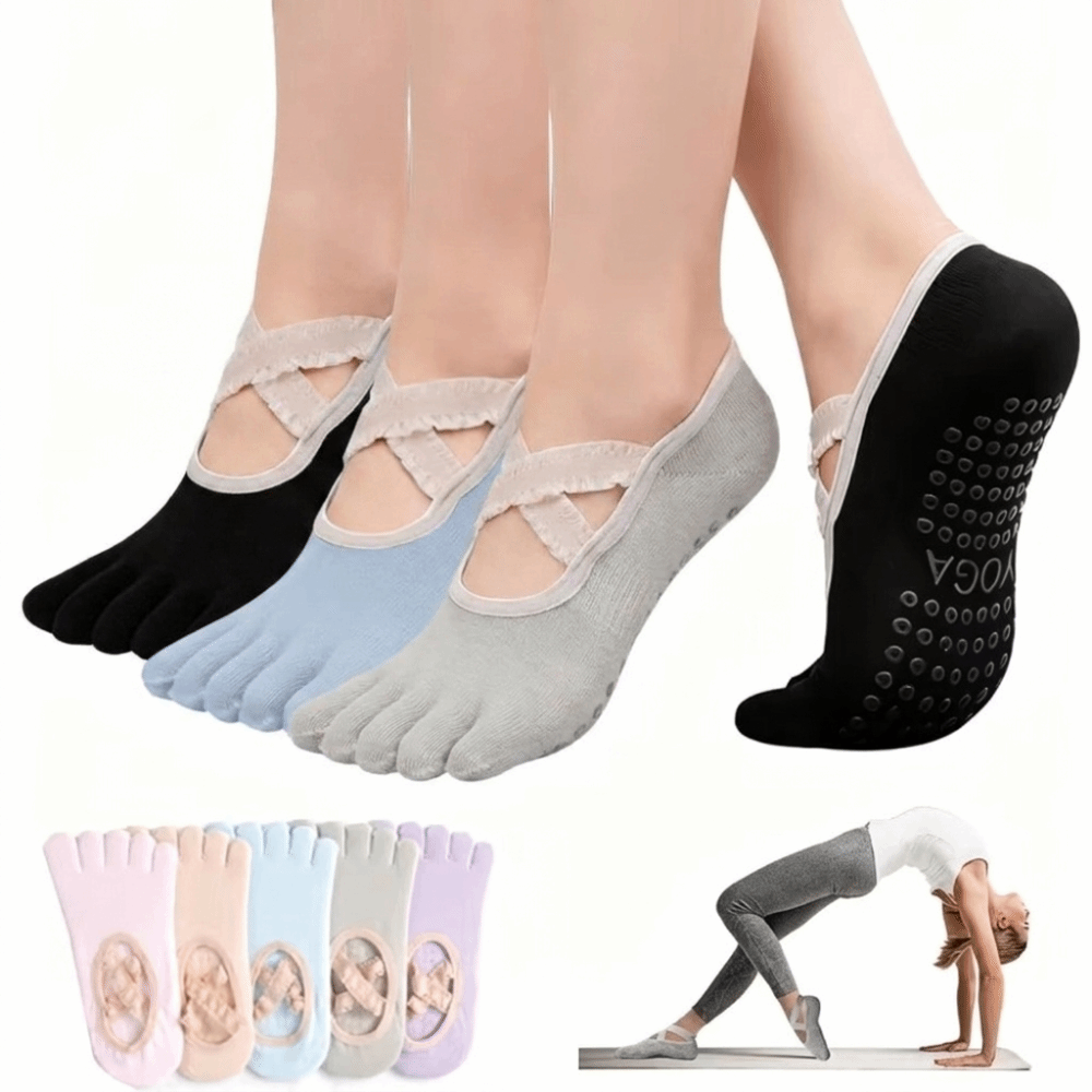 Ladies Non-Slip Pilates Socks  - đánh giá và giá Yoga And Fitness Studio