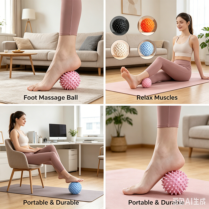 Foot Massage Ball With Spikes  - đánh giá và giá Shoulder Massage Ball