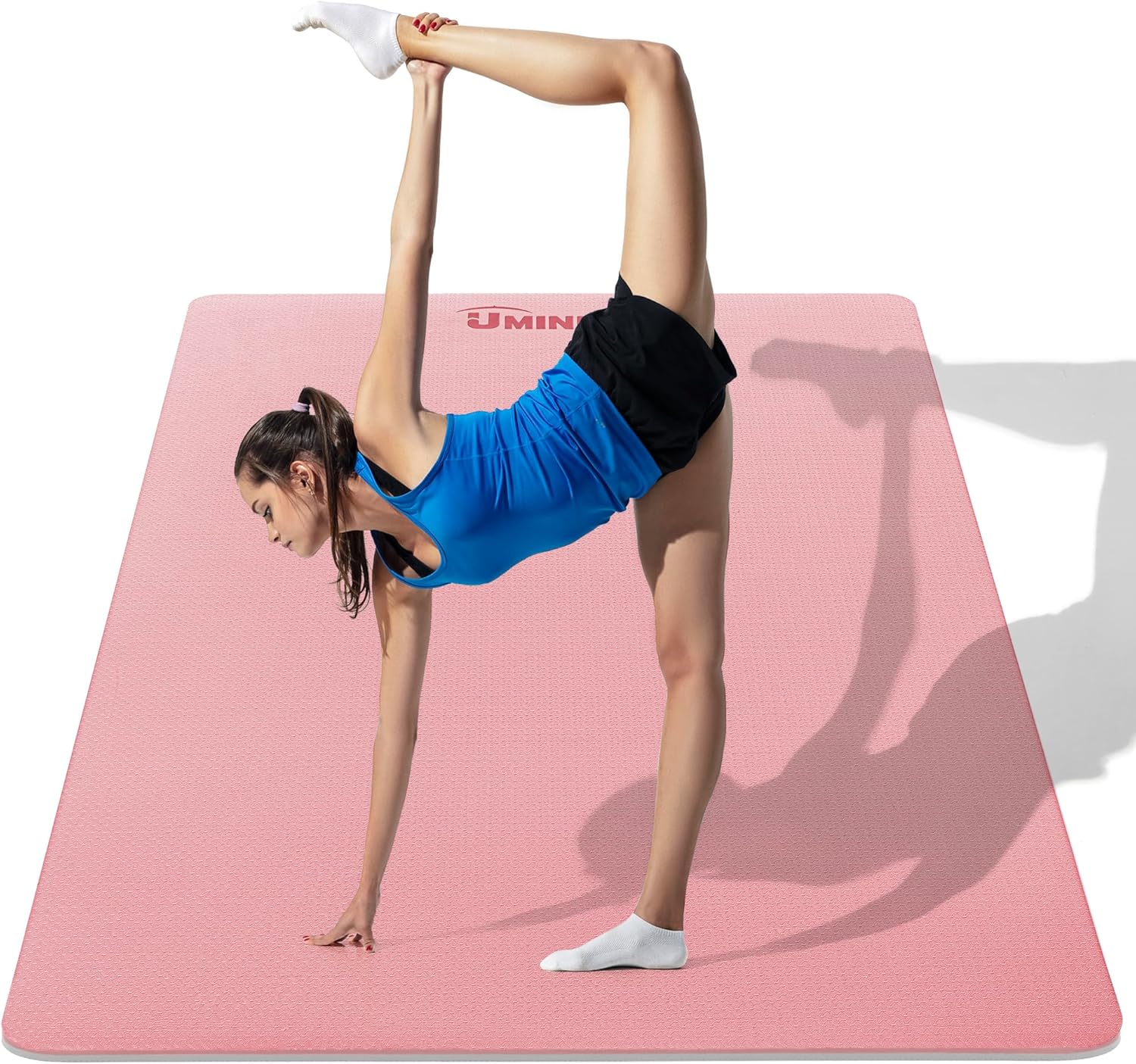 Large Yoga Mat 1/4 & 2/5 Inch  - đánh giá và giá Yoga Fitness Images