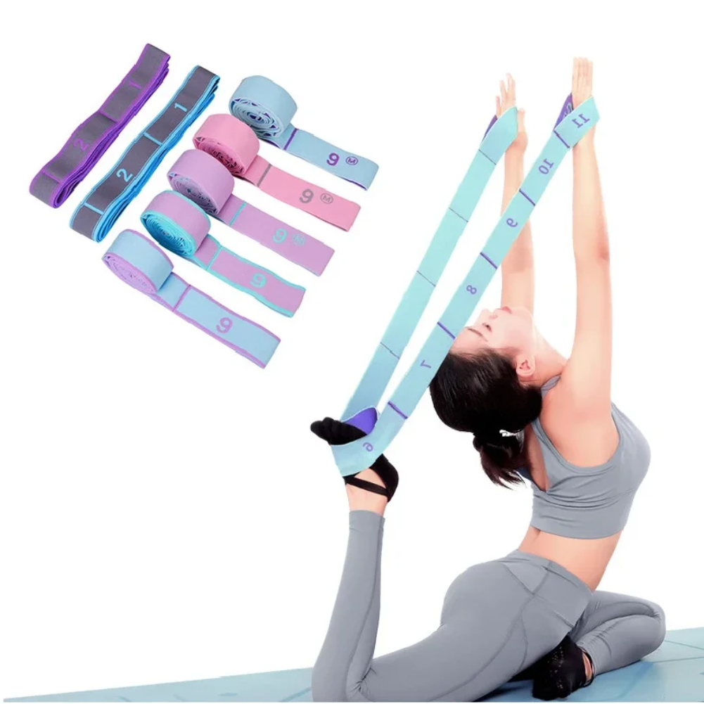 Multi-Section Elastic Yoga Res - đánh giá và giá Yoga Fitness Resistance Band