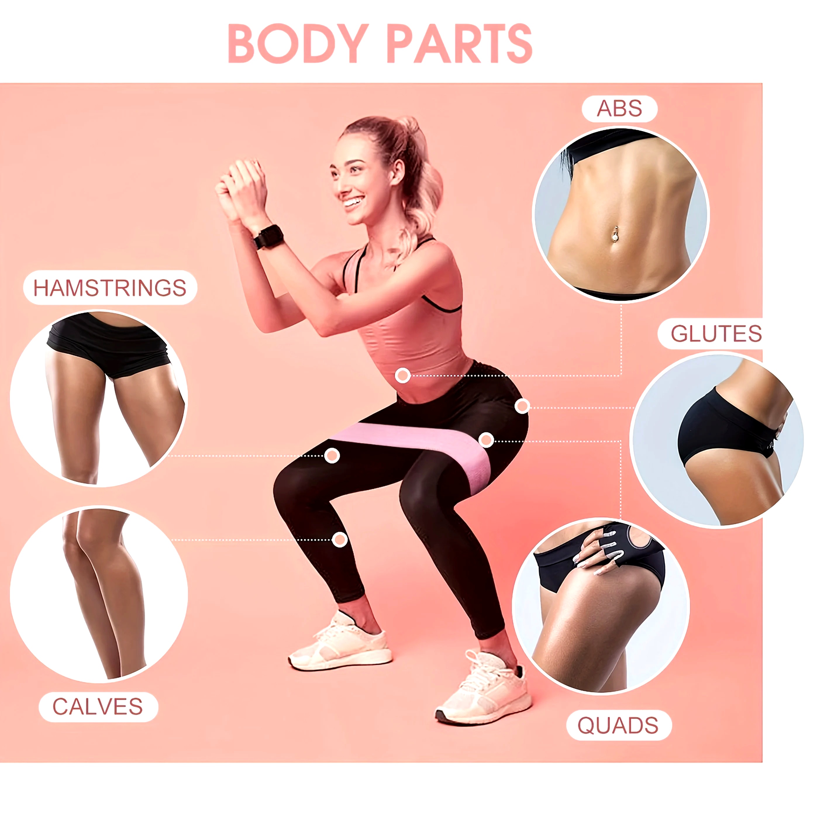 Fabric Resistance Hip Booty Ba - đánh giá và giá Yoga Fitness Resistance Band