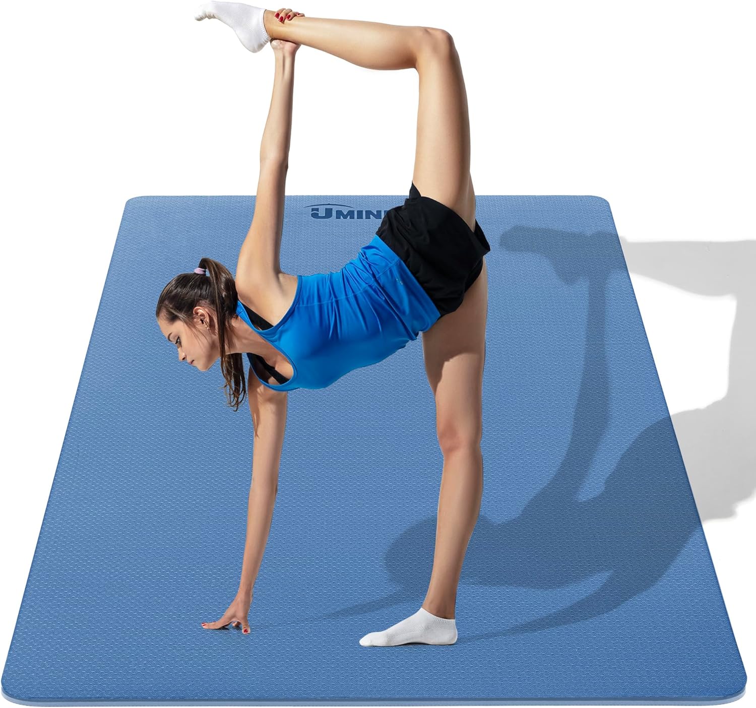 Large Yoga Mat 1/4 & 2/5 Inch  - đánh giá và giá Yoga Fitness Images