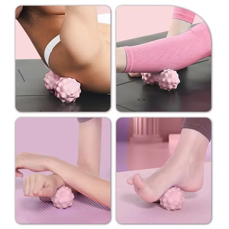 TPR Raised Point Fascia Massag - đánh giá và giá Shoulder Massage Ball