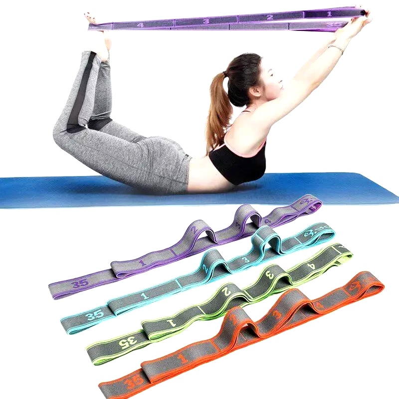 Yoga Pull Strap Belt Polyester - đánh giá và giá Yoga Fitness Resistance Band
