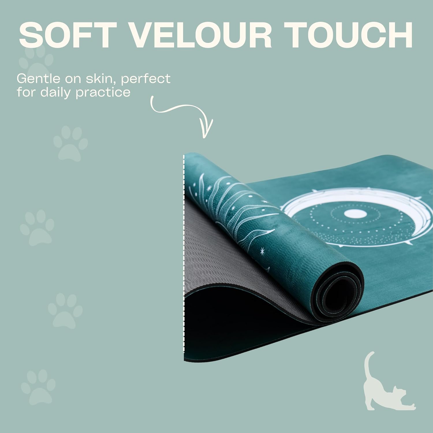 Non Slip Yoga Mat with Strap 5 - đánh giá và giá Yoga Fitness Images