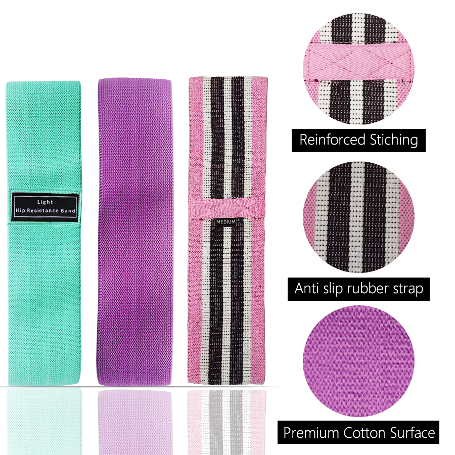 Fabric Resistance Hip Booty Ba - đánh giá và giá Yoga Fitness Resistance Band