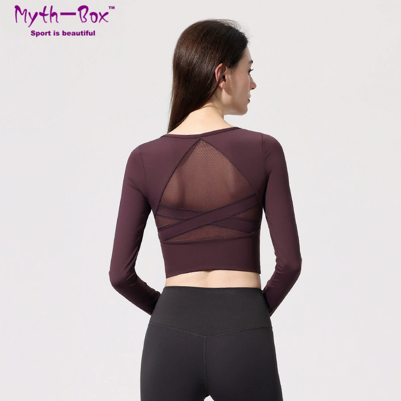 Women Yoga Shirts With Pad Lon - đánh giá và giá Yoga Fitness Qc