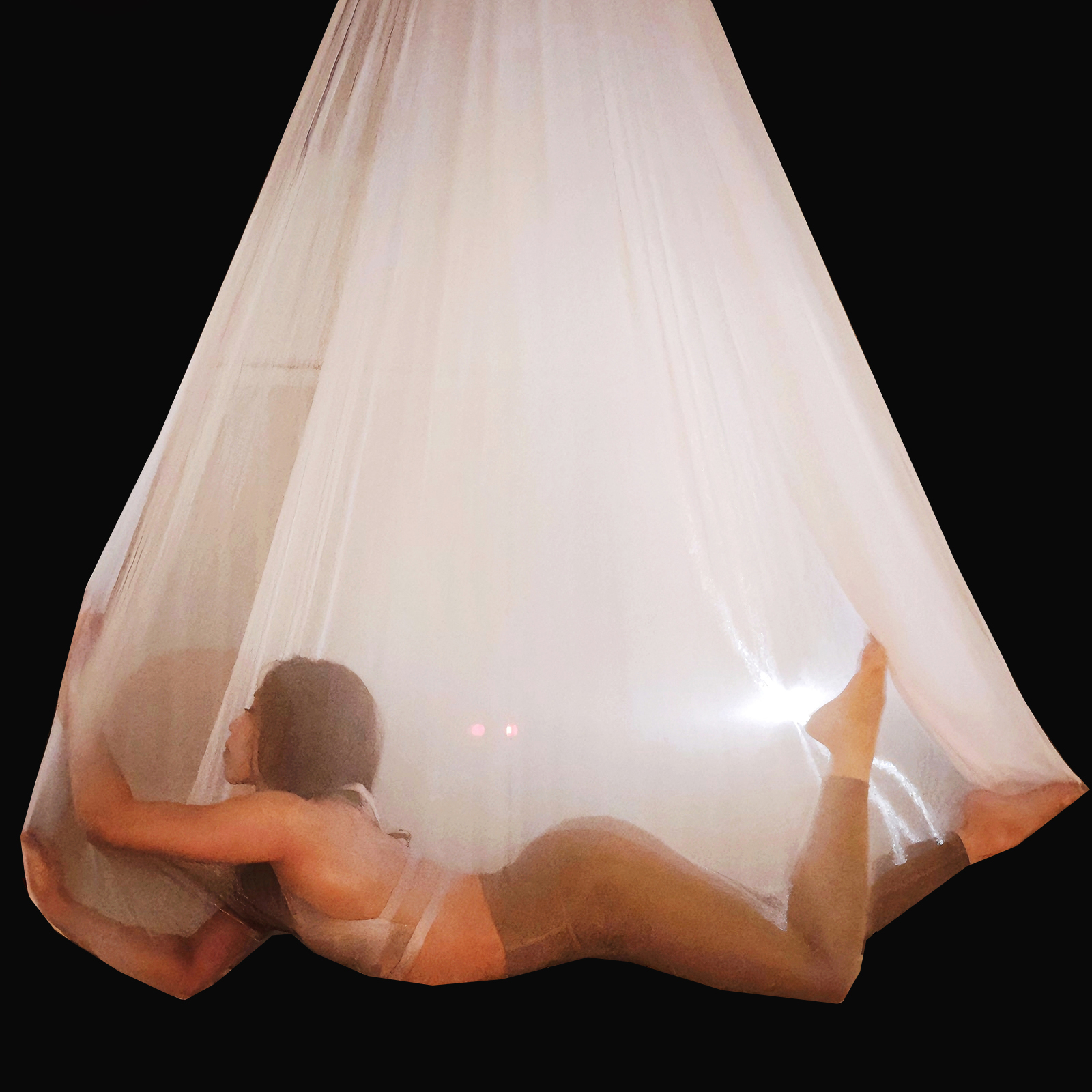 8m aerial yoga hammock transpa - đánh giá và giá Yoga And Fitness Studio