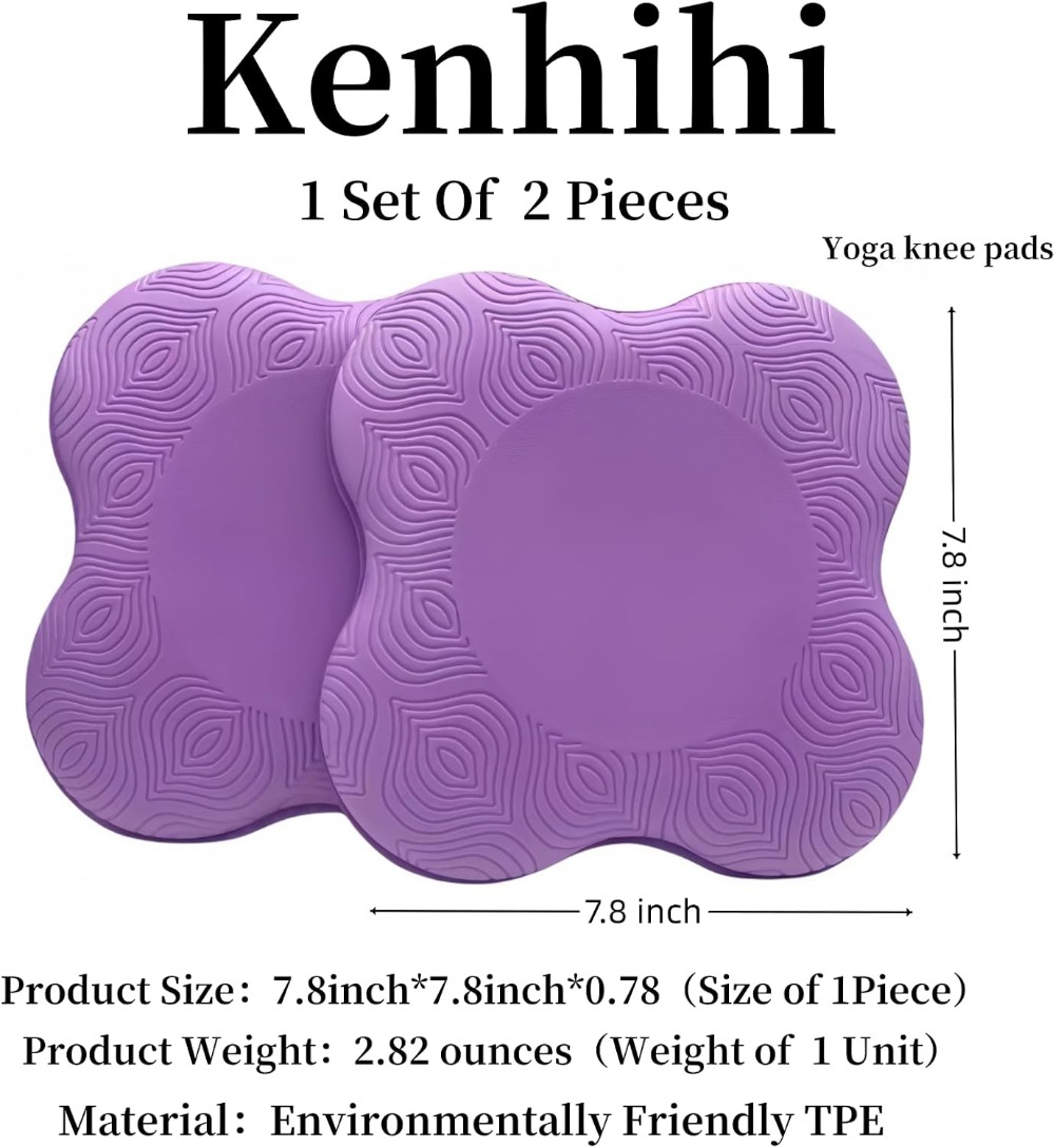 Yoga Knee Pads Set of 2 - Non- - đánh giá và giá Yoga Fitness Images