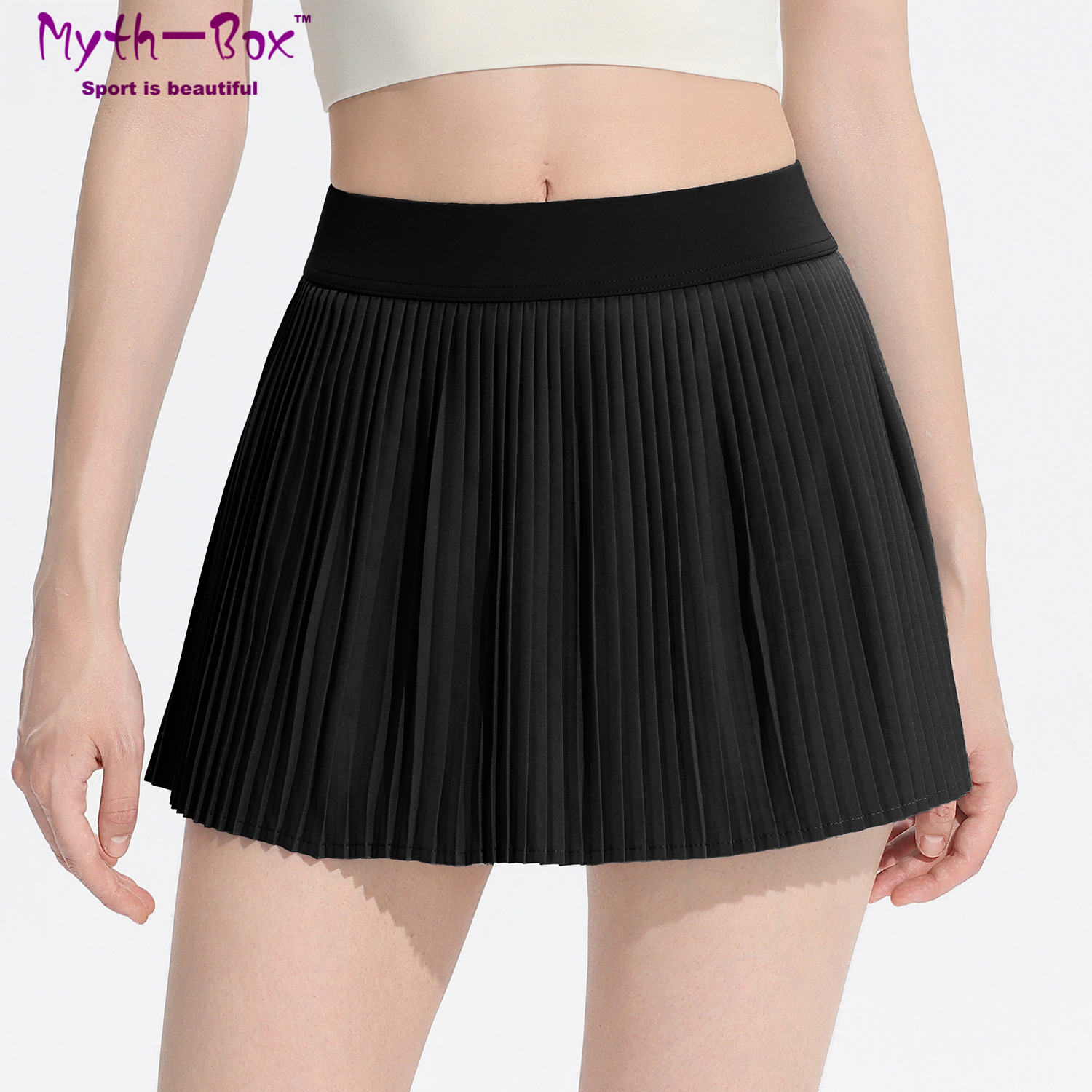 Summer Women Sport Pleated Ski - đánh giá và giá Yoga Fitness Qc