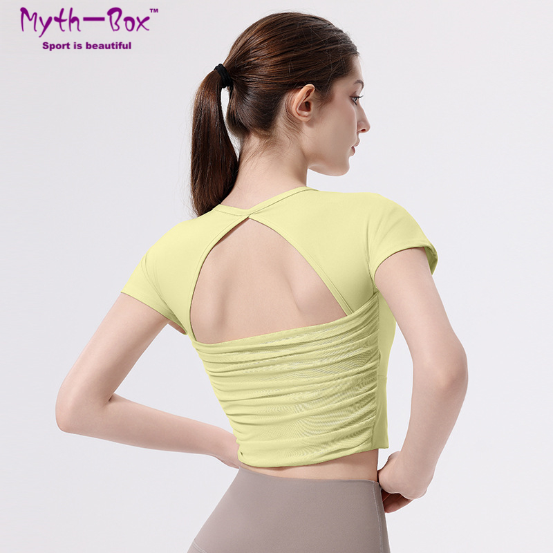 Women Slim Yoga Shirts With Pa - đánh giá và giá Yoga Fitness Qc