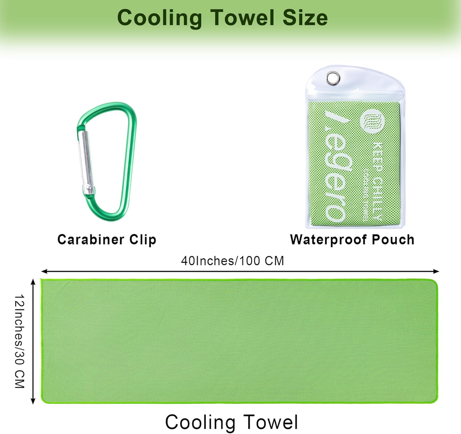 4 Pack Cooling Towel 40x12 Inc - đánh giá và giá Yoga Fitness Images