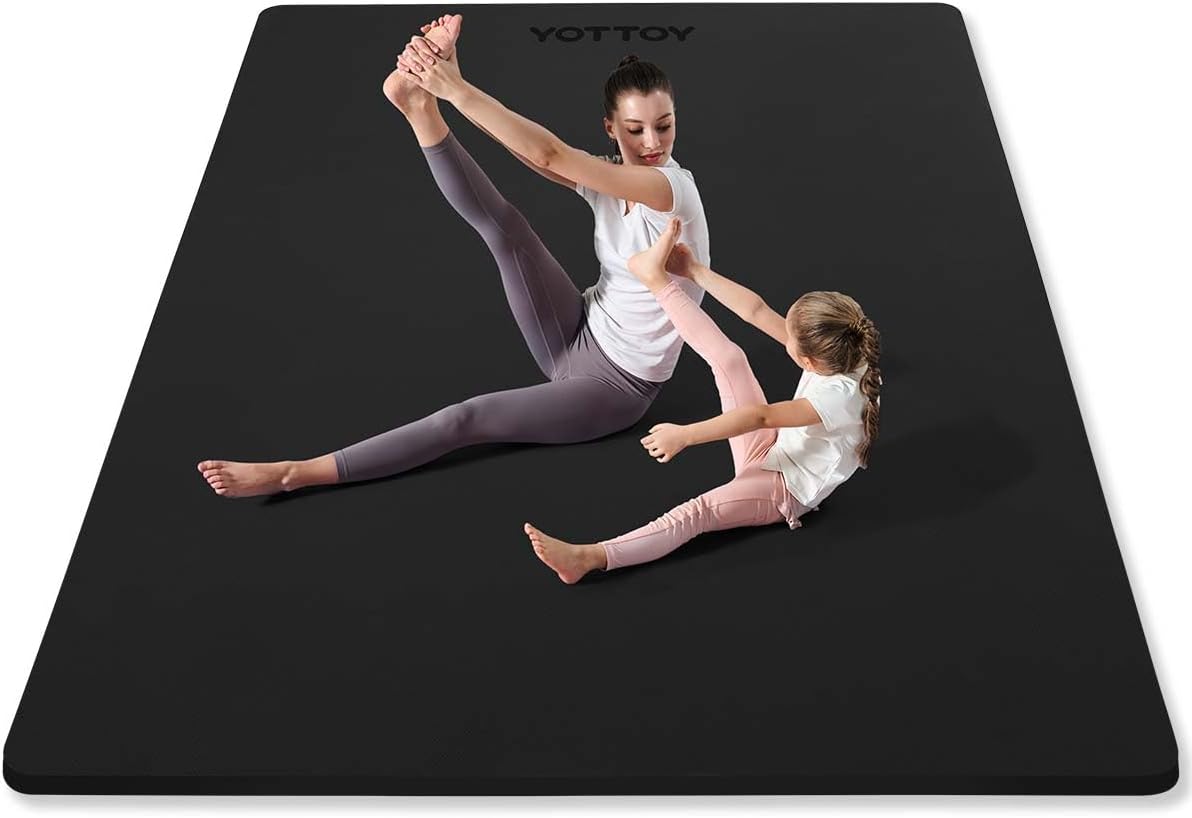 Large Yoga Mat 75x52x1/2in, Ex - đánh giá và giá Yoga Fitness Images