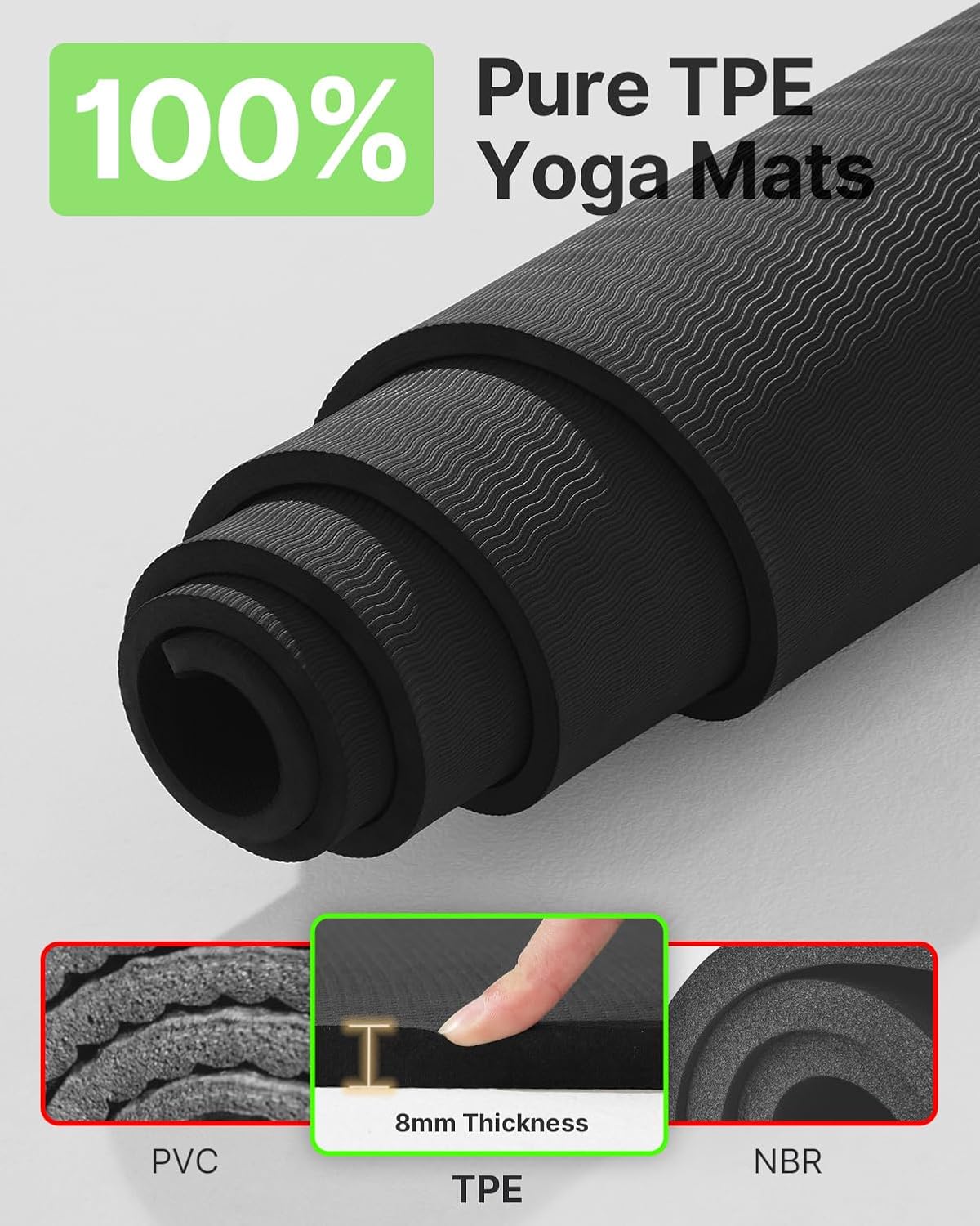 Large Yoga Mat 75x52x1/2in, Ex - đánh giá và giá Yoga Fitness Images