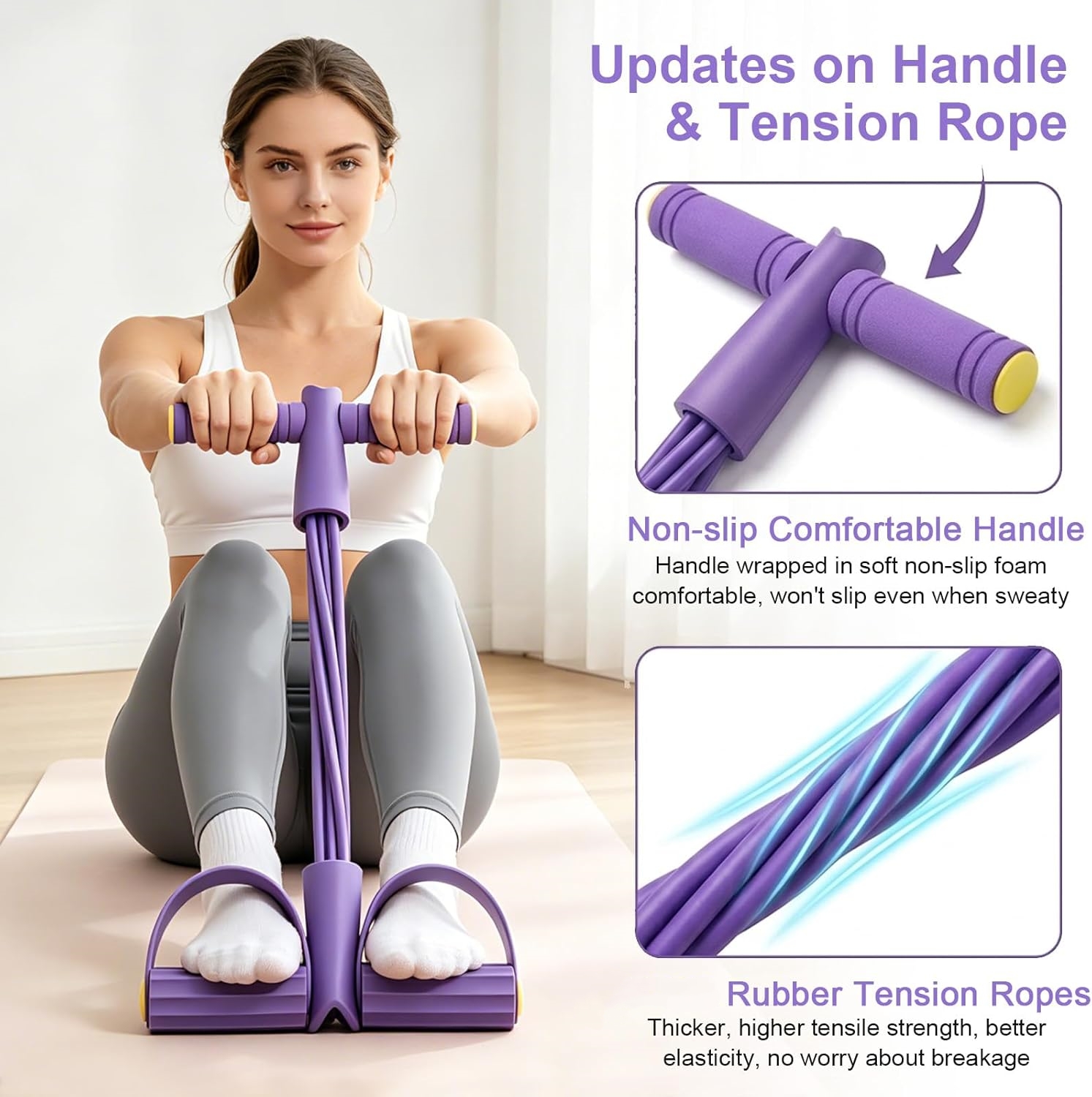 4-Tube Resistance Band Multi F - đánh giá và giá Yoga Fitness Resistance Band